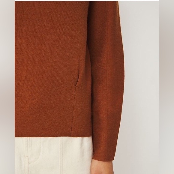 Maeve by Anthropologie V neck Brown Sweater - Picture 4 of 11